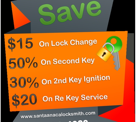 Santa Ana CA Locksmith - Santa Ana, CA