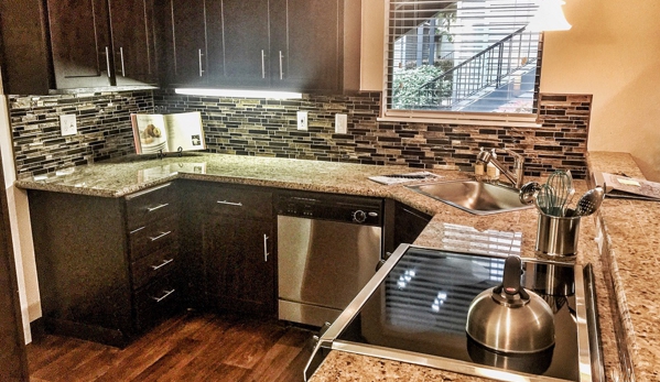 One Jefferson Parkway Apartments - Lake Oswego, OR. Luxury remodeled kitchens