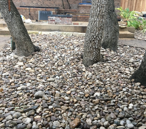 Lone Star Turf and Landscape LLC - San Antonio, TX. 11 Yards of Rock and tons of plants