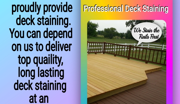 The Tulsa Painters - Tulsa, OK. Deck Staining Tulsa Painters