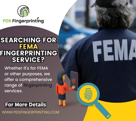 PDX Fingerprinting - Hillsboro, OR