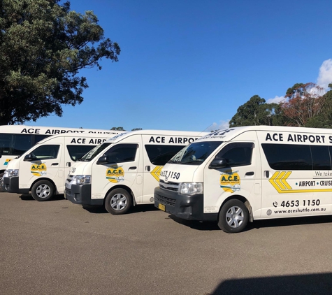 ACE Shuttle Service. Extensive fleet all buses fitted with seatbelts & air conditioned