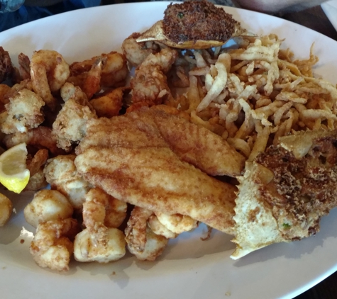 Clark's Fish Camp Seafood Restaurant - Jacksonville, FL. Seafood platter for 2
