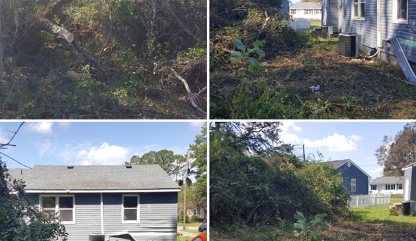 Property Service Company - Winterville, NC. Tree removal after hurricane Florence 