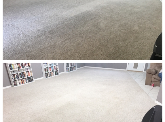 Bulldog Floor Cleaning - Abilene, TX. Before and after