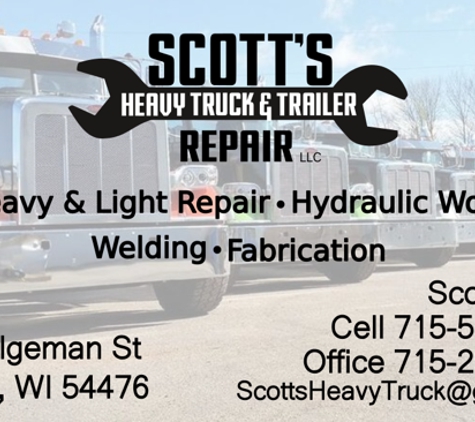 Scott's Heavy Truck & Trailer Repair - Schofield, WI