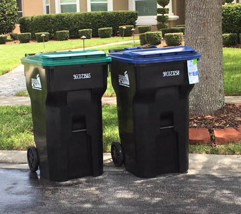 Aqua Bins LLC - Orlando, FL. We leave your bins clean and smelling great!