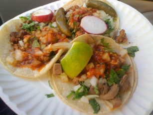 Tacos from the San Buena Truck