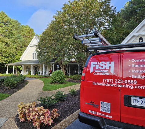 Fish Window Cleaning - Newport News, VA. Fish at the Hospice House of Williamsburg