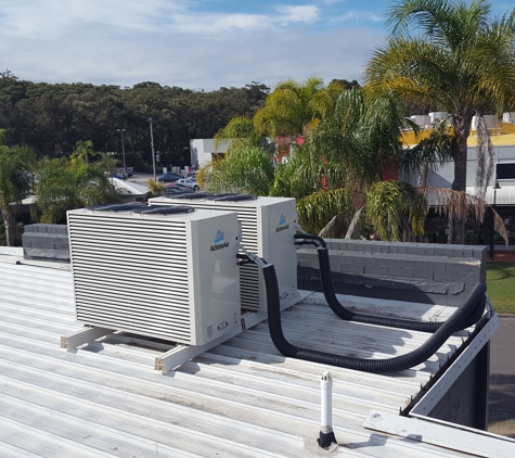 Broadwater Air And Energy. New ActronAir split ducted systems serving f45 in Erina