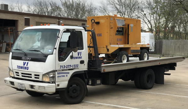 V1 Towing - Houston, TX. 90 kva Diesel Generator