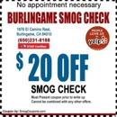 Burlingame Smog Check - Emissions Inspection Stations