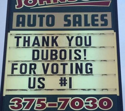 Johnson Kurt Auto Sales - Du Bois, PA. Voted #1 for over 4 years in a row! THANK YOU