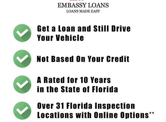 Embassy Auto Title Loans - Delray Beach, FL