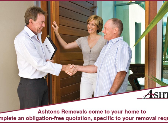 Ashtons Removals - Molendinar, QLD. Ashtons Removals come to your home to complete an obligation-free quotation, specific to your removal requirements.