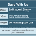 Dryer Vent Cleaning Rosenberg TX