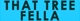 That Tree Fella Logo
