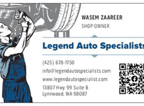 Legend Auto Specialists - Lynnwood, WA