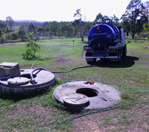 Hervey Bay Liquid Waste - Dundowran Beach, QLD. This two-tank treatment plant is cleaned and completely pumped out
