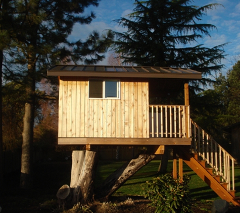 Metal Roof Specialties - Fife, WA. DIY Treehouse Metal Roof