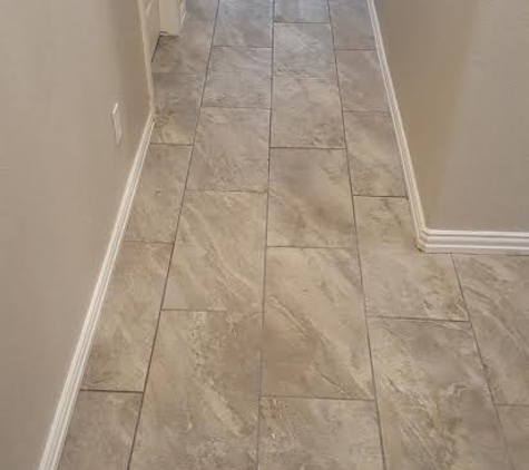 Mike's Remodeling and Handyman Svc.. Crooked/curved and uneven tile