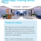 Blue Magic Cleaning Service LLC
