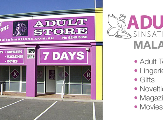 Adult Sinsations - Wanneroo, WA. With over 3000 items in store to choose from - visit us at our Malaga store.