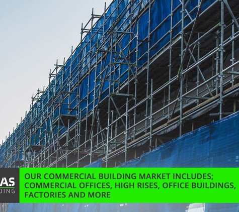 Thomas Scaffolding. Our Commercial Building Market Includes; Commercial Offices, High Rises, Office Buildings, Factories And More