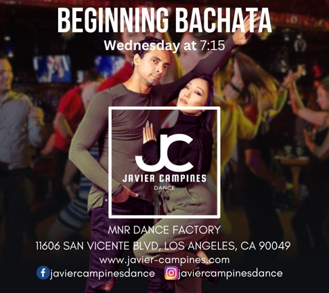 Javier Campines Dance - Los Angeles, CA. Beginning Bachata Class at Javier Campines Dance