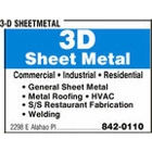 3-D Sheetmetal