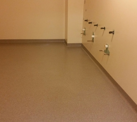 St. Louis Epoxy Flooring - O Fallon, MO. Bathroom Easy to Clean Epoxy Floor Coating