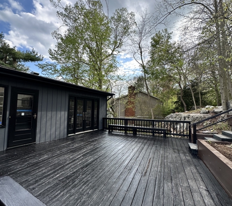 Marullo Brothers, LLC - Cos Cob, CT. Back Deck Stain Work 2024