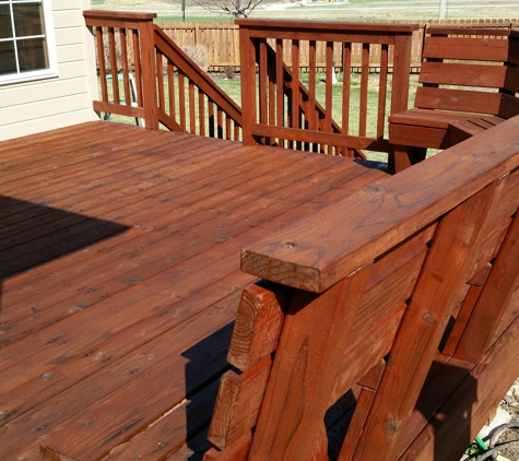 A-Pro Painting Services Inc. - Manhattan, KS. We restore decks