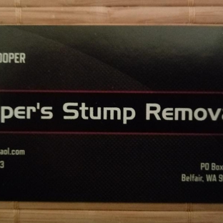 Cooper's Stump Removal & Home Services - Belfair, WA