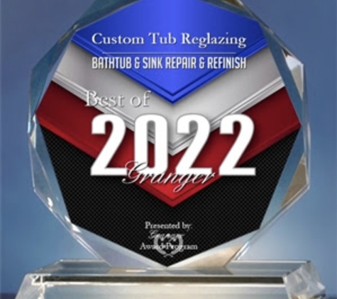 Custom Tub Reglazing - granger, IN. Was proud to accept this award was voted one of the best businesses in Granger 2022