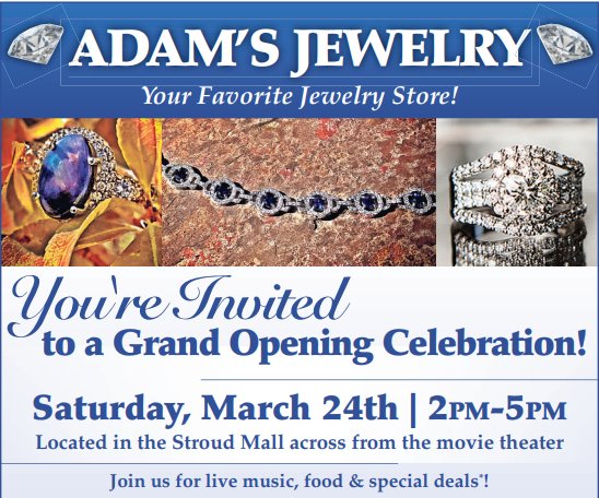 Adam's Jewelry 611 1547 N 9th St, Stroudsburg, PA 18360
