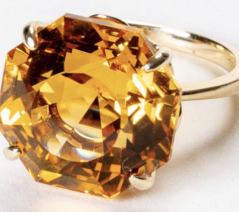 Brenda's Jewels - Albuquerque, NM. The Stone: hand cut raw African citrine