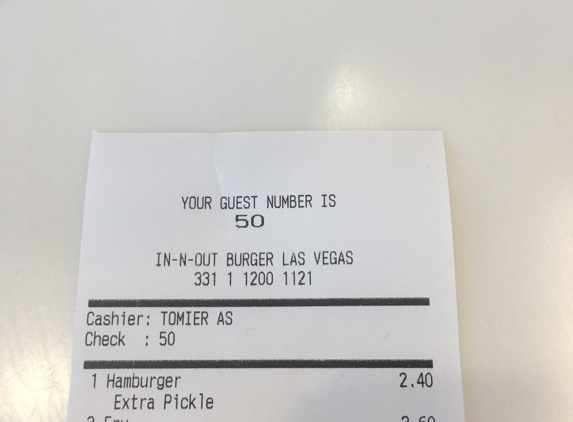 In-N-Out Burger - Las Vegas, NV