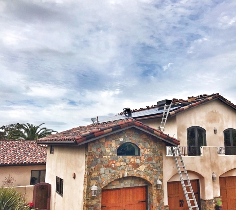 Gen819 - Vista, CA. A complete Re-Roofing in Solana Beach! "Spanish mission tile with Solar"