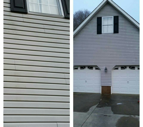 WYNN'S POWER WASHING - Ironton, OH. Before and after