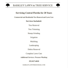 Barkley’s Tree Service and Lawn Care
