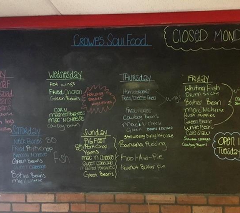 Crowe’s Soul Food - Bowling Green, KY