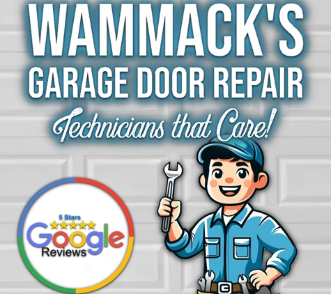 Wammack's Garage Door Repair - Columbus, OH. Website Landing Page