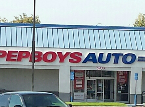Pep Boys Auto Service & Tire - San Gabriel, CA. Outside of Pepboys Auto