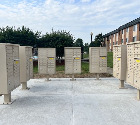 Derby Run Apartments LLC - Louisville, KY. New Mailboxes and Concrete Pad