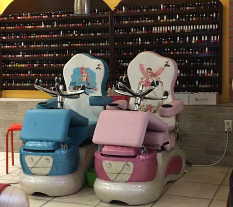 Elegant Nail & Spa - Danville, VA. Cute kids pedi chairs