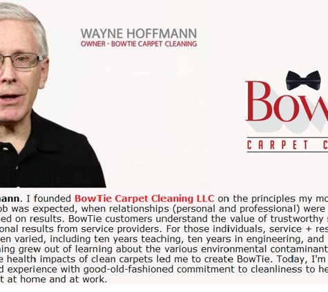 BowTie Carpet Cleaning - Appleton, WI