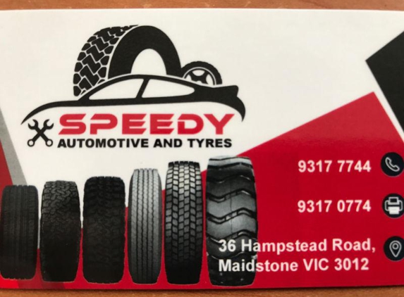 Maidstone Speedy Tyres - Maidstone, VIC
