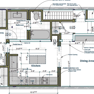 Simpletwig Architecture LLC - Brooklyn, NY. Townhouse Renovation Floor Plan