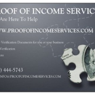 PROOF OF INCOME PAY STUB SERVICES